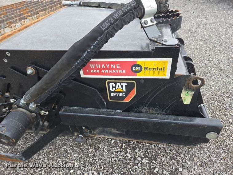 image for item DW1877 2016 Caterpillar BP115C skid steer sweeper