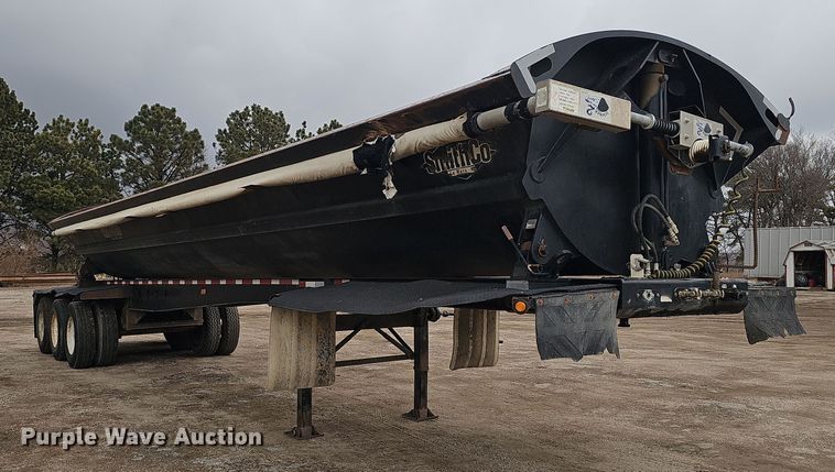 image for item DW3184 2008 SmithCo S3-44-36 side dump trailer