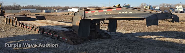 image for item DW3213 1993 Atoka lowboy equipment trailer