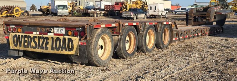 image for item DW3213 1993 Atoka lowboy equipment trailer