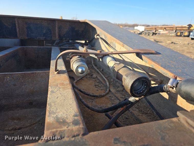 image for item DW3213 1993 Atoka lowboy equipment trailer