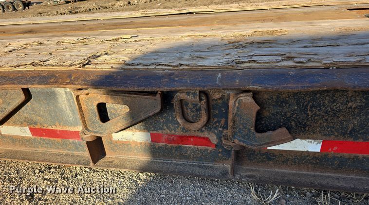 image for item DW3213 1993 Atoka lowboy equipment trailer