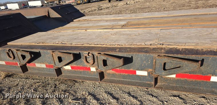 image for item DW3213 1993 Atoka lowboy equipment trailer