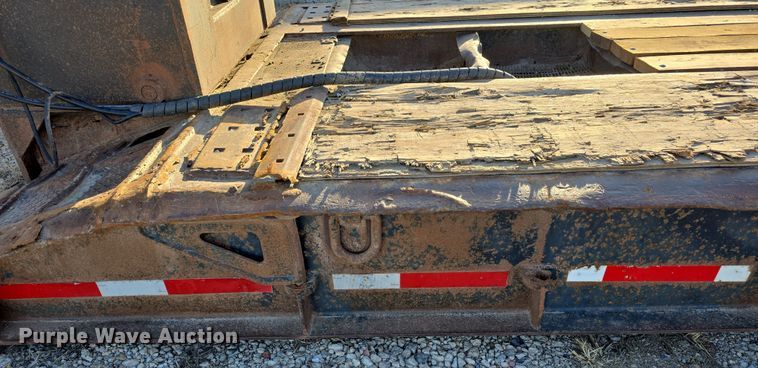 image for item DW3213 1993 Atoka lowboy equipment trailer