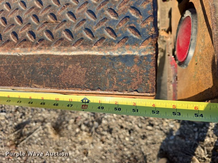 image for item DW3213 1993 Atoka lowboy equipment trailer