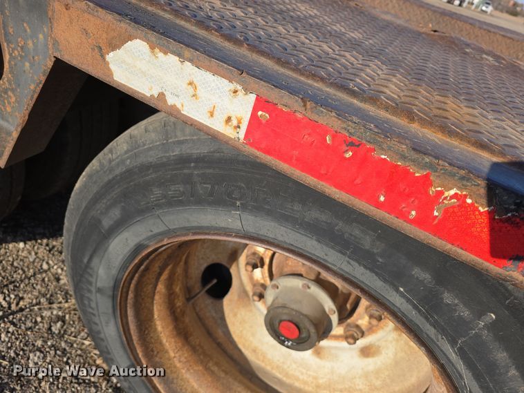 image for item DW3213 1993 Atoka lowboy equipment trailer