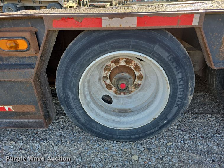 image for item DW3213 1993 Atoka lowboy equipment trailer