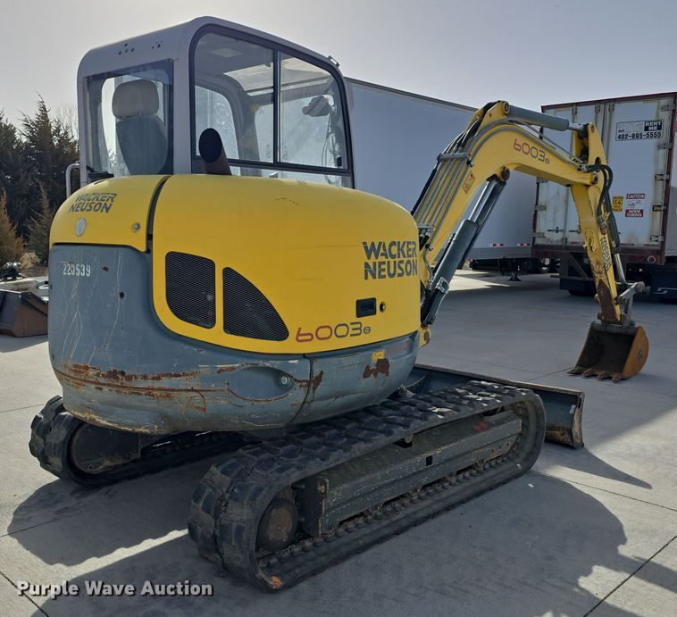 image for item DW3224 2010 Wacker Neuson 6003 mini excavator