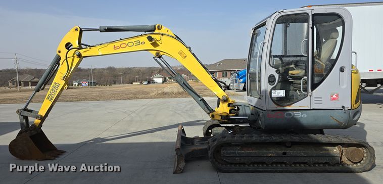 image for item DW3224 2010 Wacker Neuson 6003 mini excavator