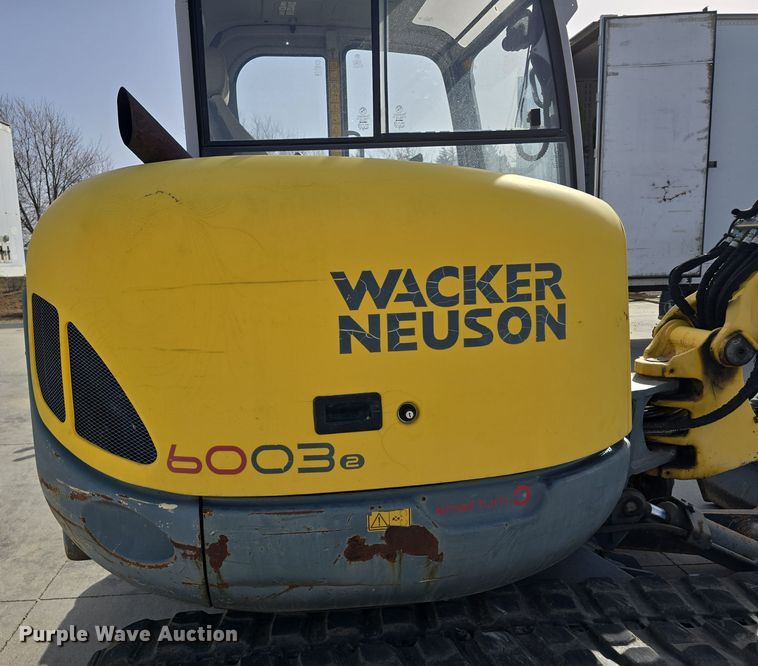 image for item DW3224 2010 Wacker Neuson 6003 mini excavator