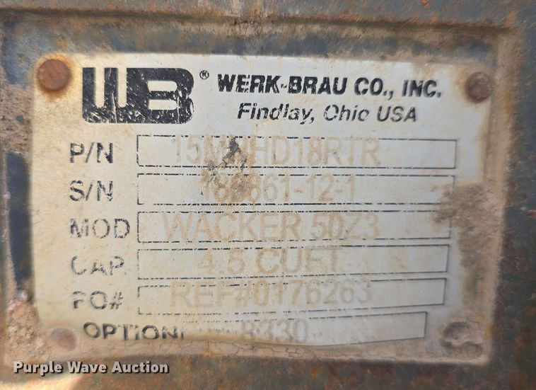 image for item DW3224 2010 Wacker Neuson 6003 mini excavator