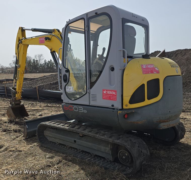 image for item DW3227 2014 Wacker Neuson 6003 mini excavator