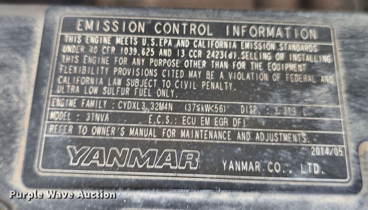 image for item DW3227 2014 Wacker Neuson 6003 mini excavator