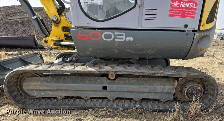 image for item DW3227 2014 Wacker Neuson 6003 mini excavator