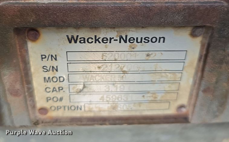image for item DW3227 2014 Wacker Neuson 6003 mini excavator