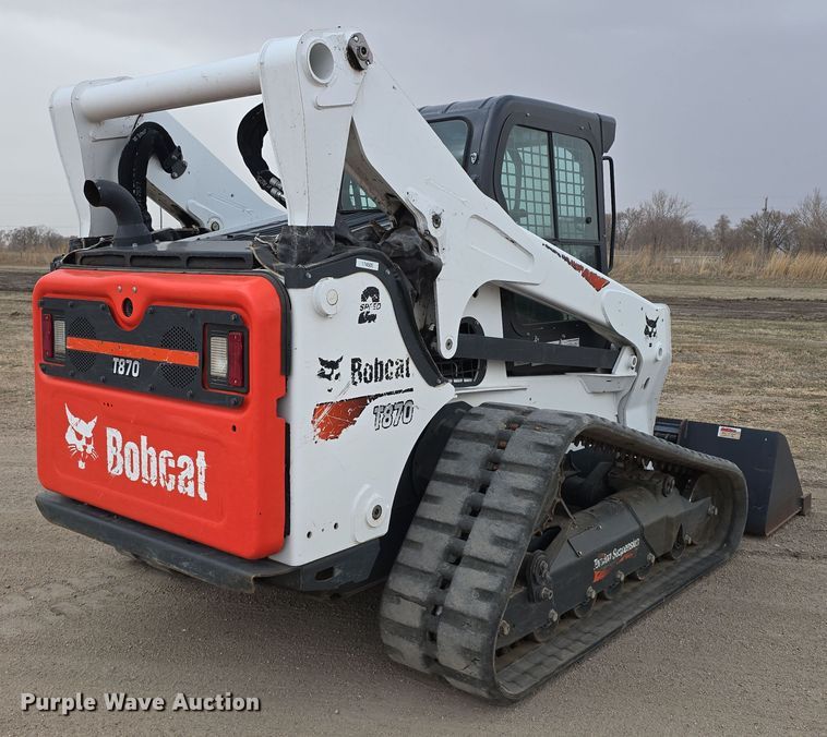 image for item DW3228 2022 Bobcat T870 tracked skid steer loader