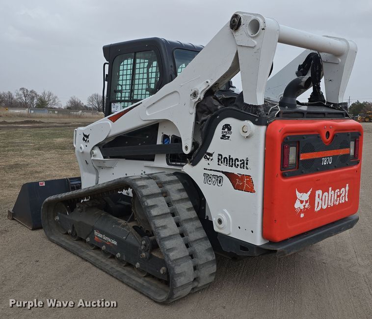 image for item DW3228 2022 Bobcat T870 tracked skid steer loader
