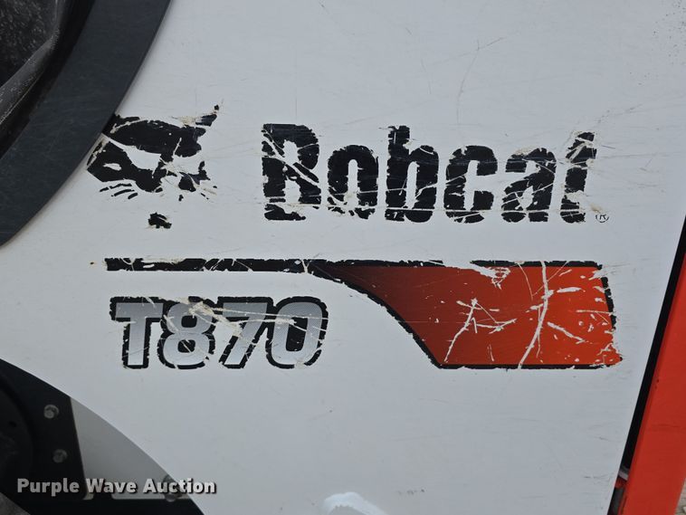 image for item DW3228 2022 Bobcat T870 tracked skid steer loader
