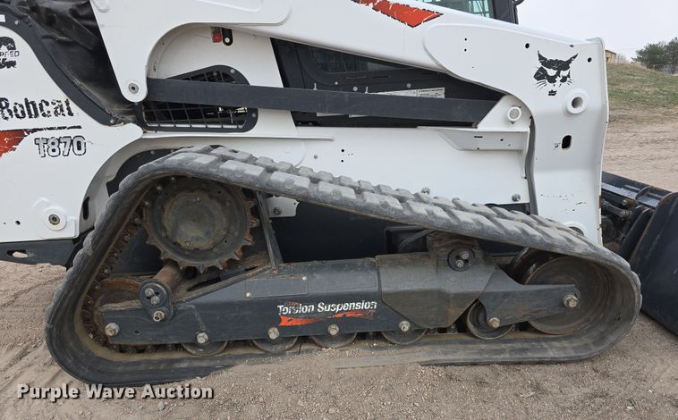 image for item DW3228 2022 Bobcat T870 tracked skid steer loader