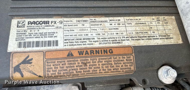 image for item DW5062 2019 Peterbilt 567 ready mix truck