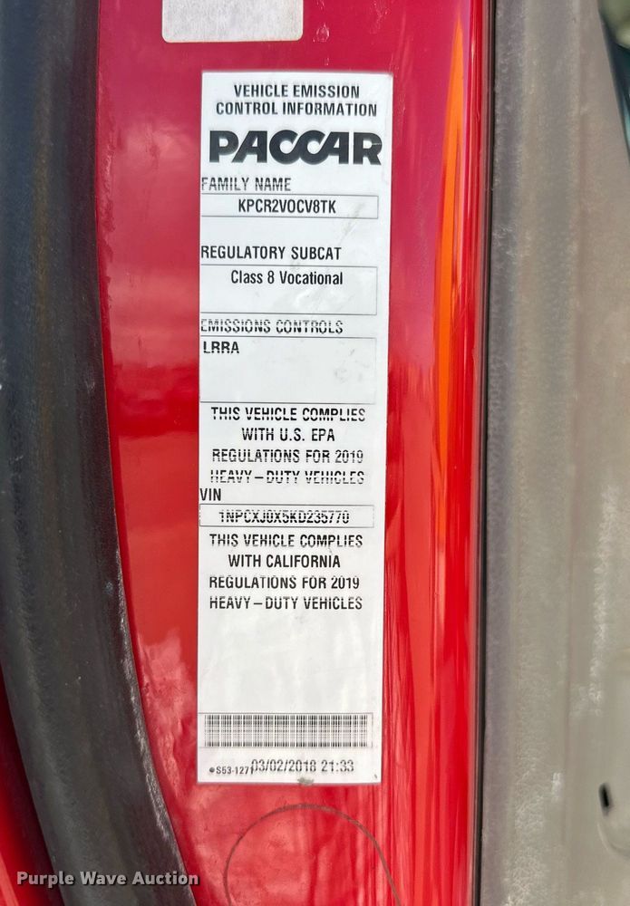 image for item DW5062 2019 Peterbilt 567 ready mix truck