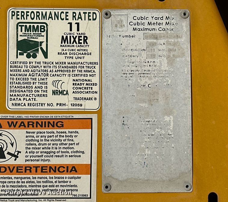 image for item DW5064 2019 Peterbilt 365 ready mix truck