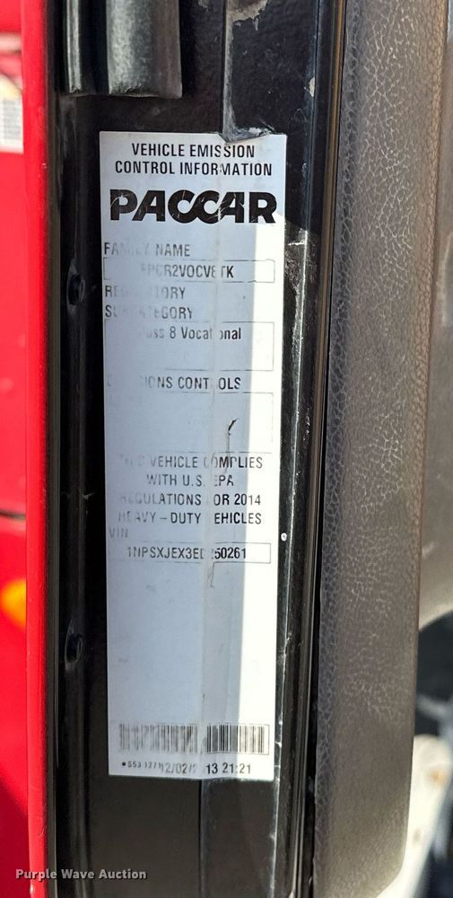 image for item DW5065 2014 Peterbilt 365 ready mix truck