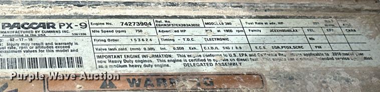 image for item DW5073 2019 Peterbilt 567 ready mix truck