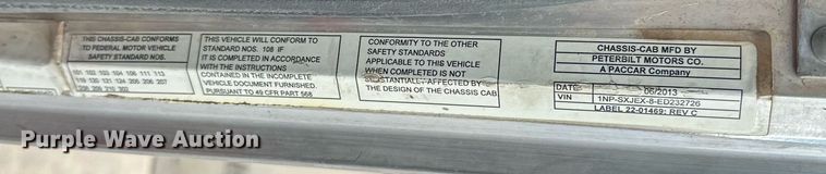 image for item DW5074 2014 Peterbilt 365 ready mix truck