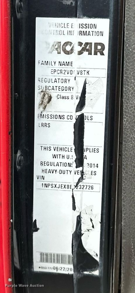 image for item DW5074 2014 Peterbilt 365 ready mix truck