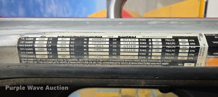 image for item DW5077 2014 Peterbilt 365 ready mix truck