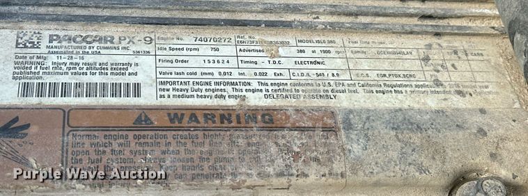 image for item DW5079 2017 Peterbilt 567 ready mix truck