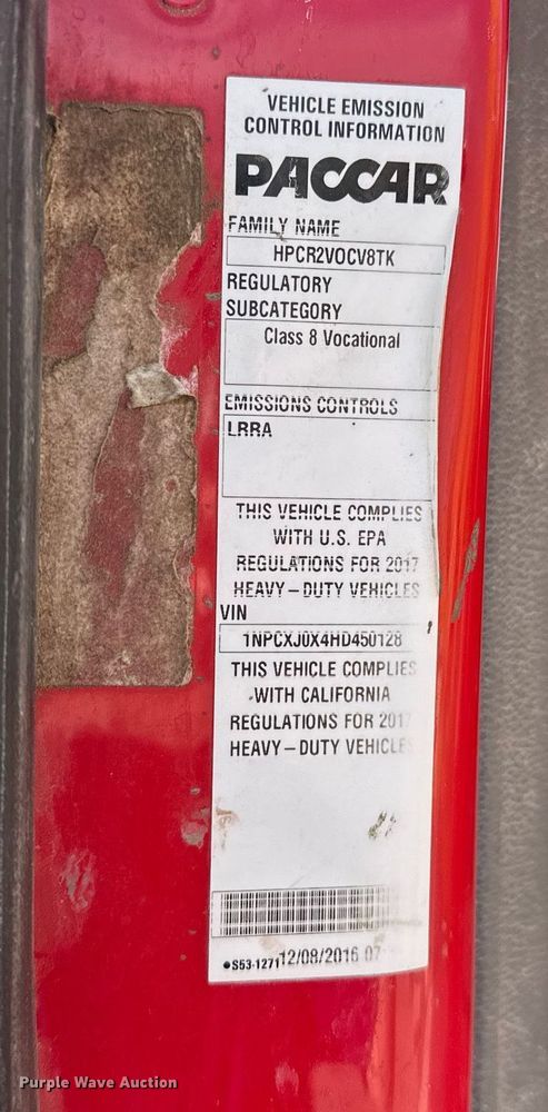 image for item DW5079 2017 Peterbilt 567 ready mix truck