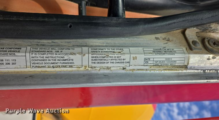 image for item DW5083 2014 Peterbilt 365 ready mix truck