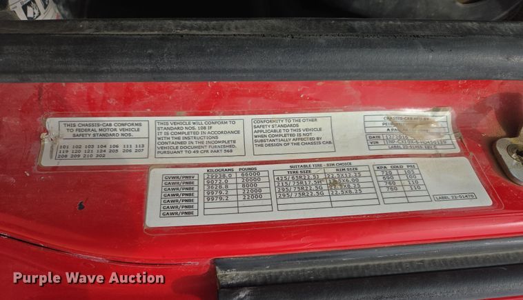 image for item DW5090 2017 Peterbilt 567 ready mix truck