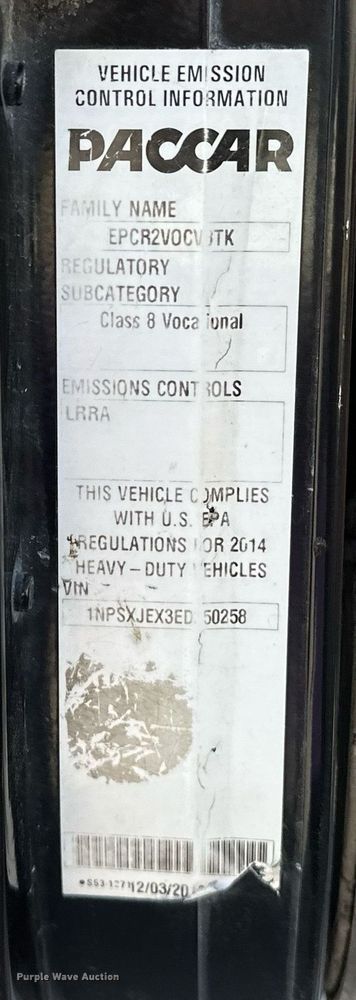 image for item DW5092 2014 Peterbilt 365 ready mix truck