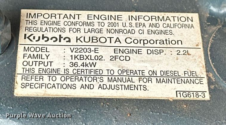 image for item DW5111 2001 Bobcat S175 skid steer loader