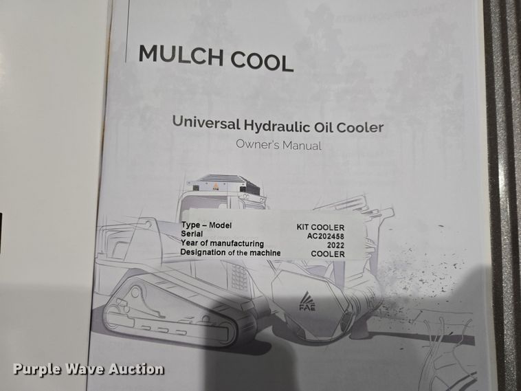 image for item DW8526 2022 FAE universal hydraulic oil cooler