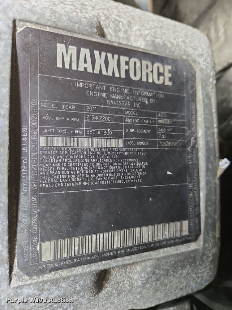 image for item DW8562 2012 International 7300 SBA bucket truck