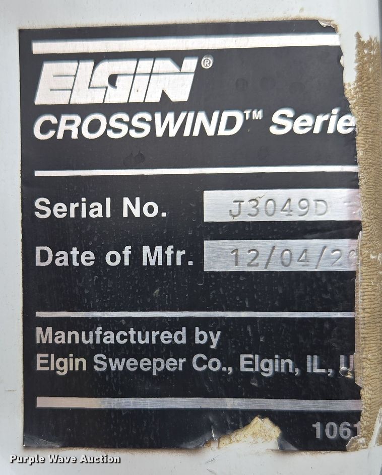 image for item EC0880 2007 Freightliner Business Class M2 street sweeper truck