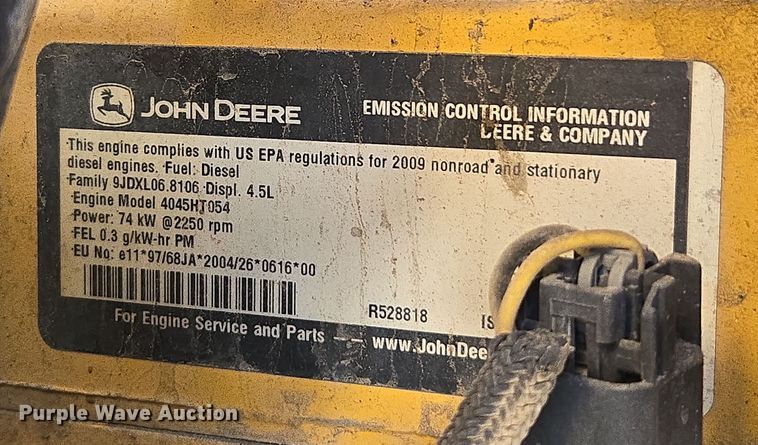 image for item EC0882 2010 John Deere 210LJ landscape tractor