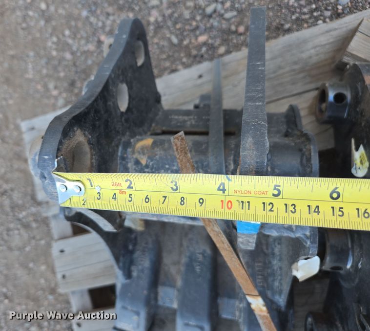 image for item EC0887 (2) Tag mini excavator attachments