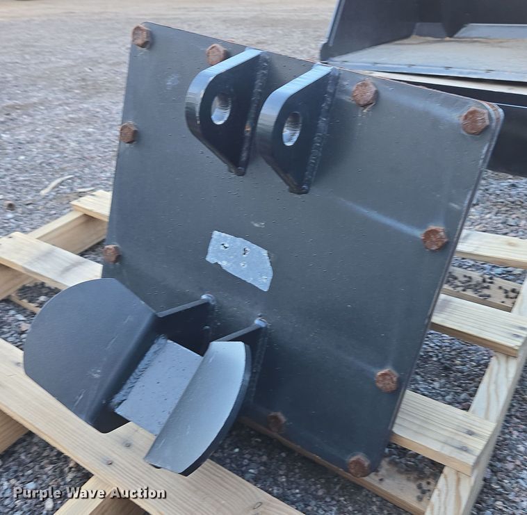 image for item EC0890 Blue Diamond 800107 mini excavator auger quick coupler mount