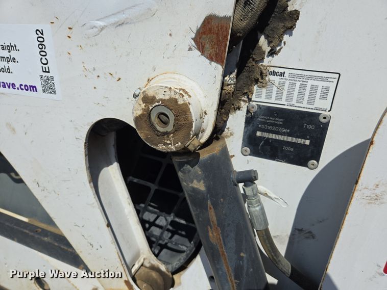 image for item EC0902 2008 Bobcat T190 tracked skid steer loader