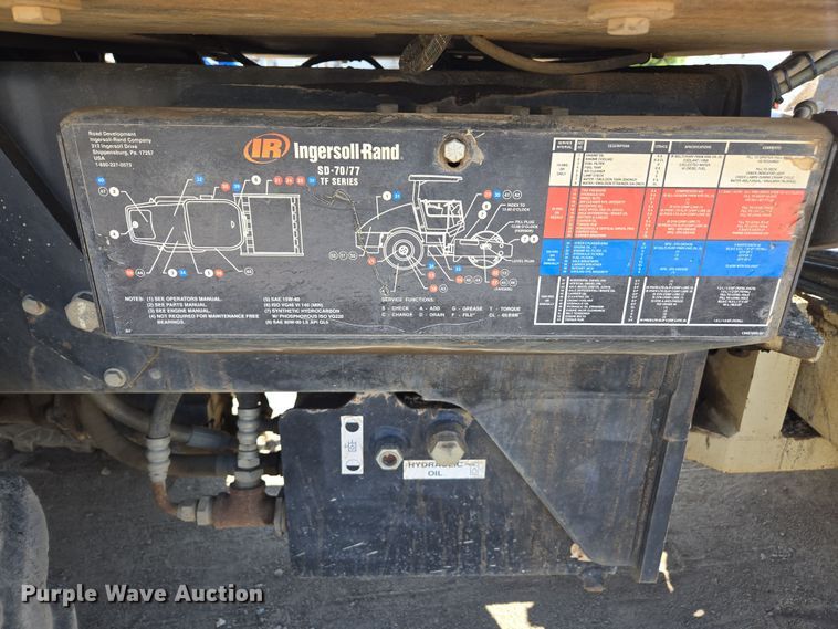 image for item EC0907 2006 Ingersoll Rand SD-70F TF single drum vibratory roller