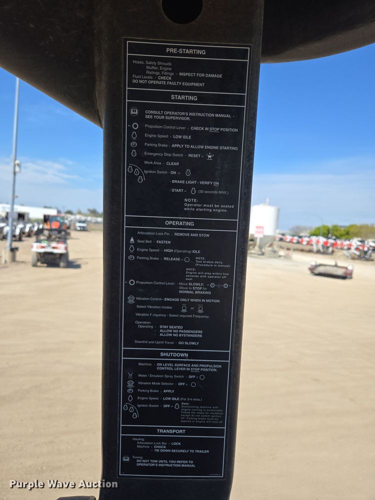 image for item EC0907 2006 Ingersoll Rand SD-70F TF single drum vibratory roller