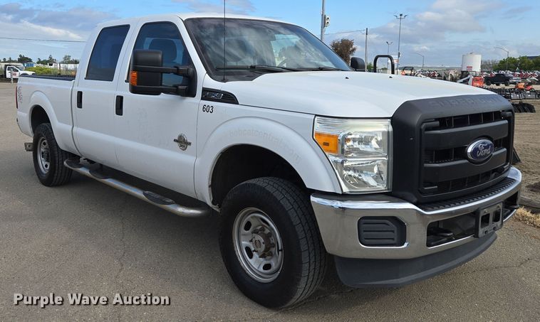 image for item EC0909 2015 Ford F250 Super Duty XL Crew Cab pickup truck