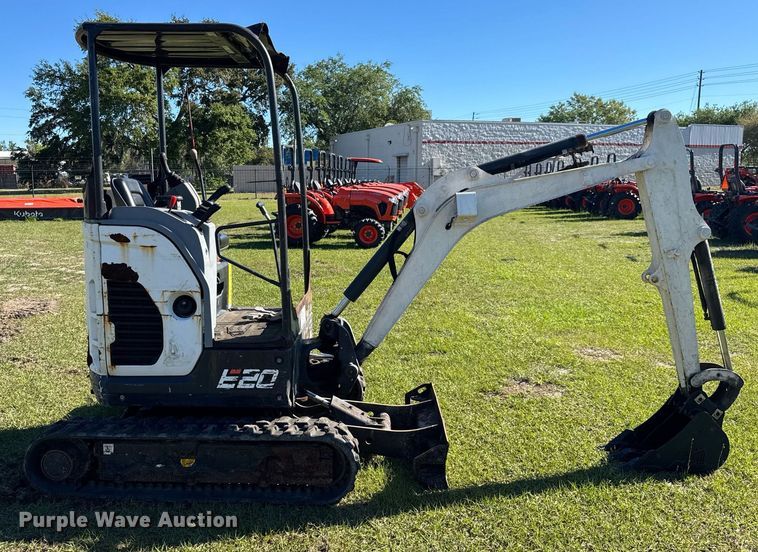 image for item EC3506 2020 Bobcat E20 mini excavator