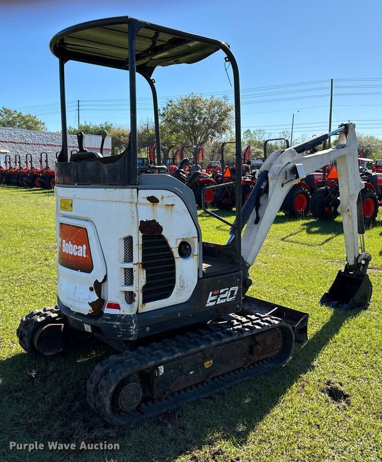 image for item EC3506 2020 Bobcat E20 mini excavator