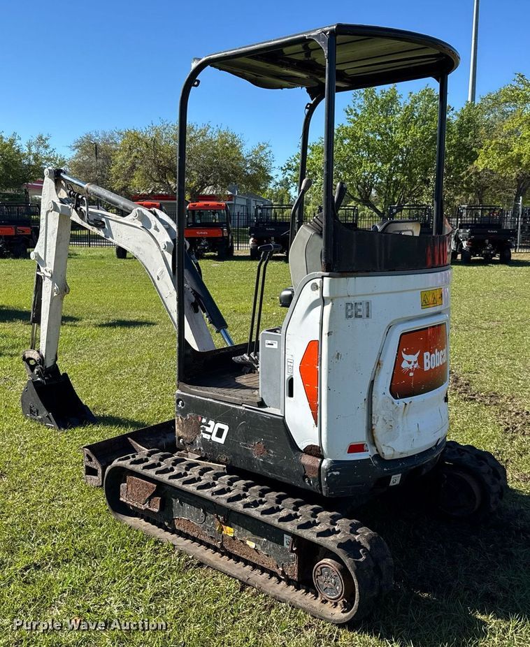 image for item EC3506 2020 Bobcat E20 mini excavator